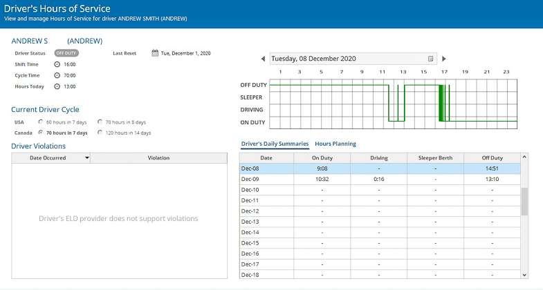 screenshot of Logistics Manager Professional